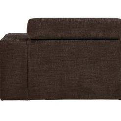 Woood Chaise Longue Novi Element Arm Rechts Donkerbruin Melange