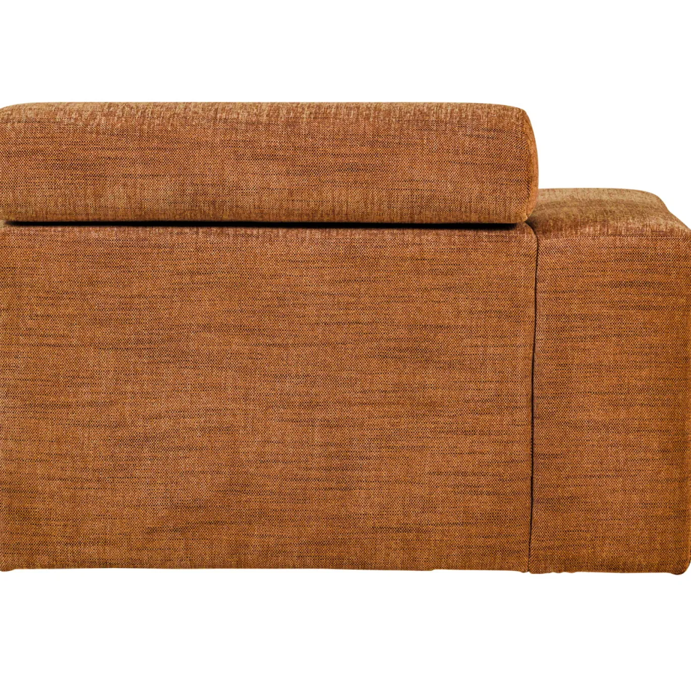 Woood Chaise Longue Novi Element Arm Links Oranje Melange
