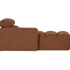 Woood Chaise Longue Novi Element Arm Links Bouclé Terra