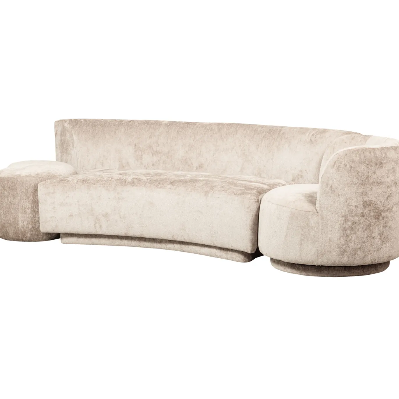Woood Combi-popular: Bank + Fauteuil + Poef Naturel