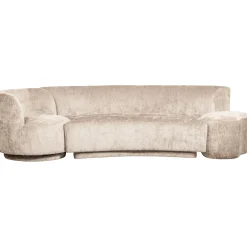 Woood Combi-popular: Bank + Fauteuil + Poef Naturel