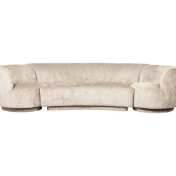 Woood Combi-popular: Bank + Fauteuils Naturel