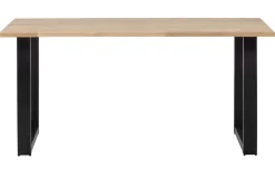 Woood Combi-tablo: Eiken 160x90cm & U-poot