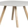 Woood Combi-tablo: Organisch Essen Mist 130x130 & 3-stand Poot