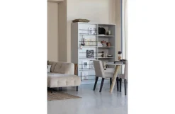 Woood Combi-tablo: Organisch Essen Mist 130x130 & 3-stand Poot