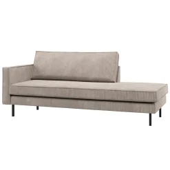 Woood Daybed Rodeo Links Ribstof Donkerzand