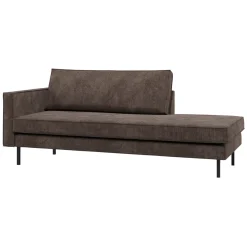 Woood Daybed Rodeo Links Ribstof Bruin