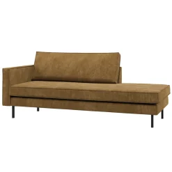 Woood Daybed Rodeo Links Ribstof Honinggeel