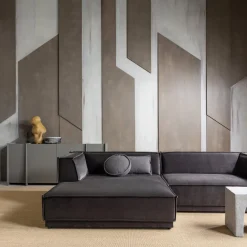 Woood Decoratieschaal Evo Epoxy Zwart Melange