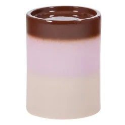 Woood Decoratieve Bijzettafel Ollo Ø35x44cm Keramiek Roze/bruin