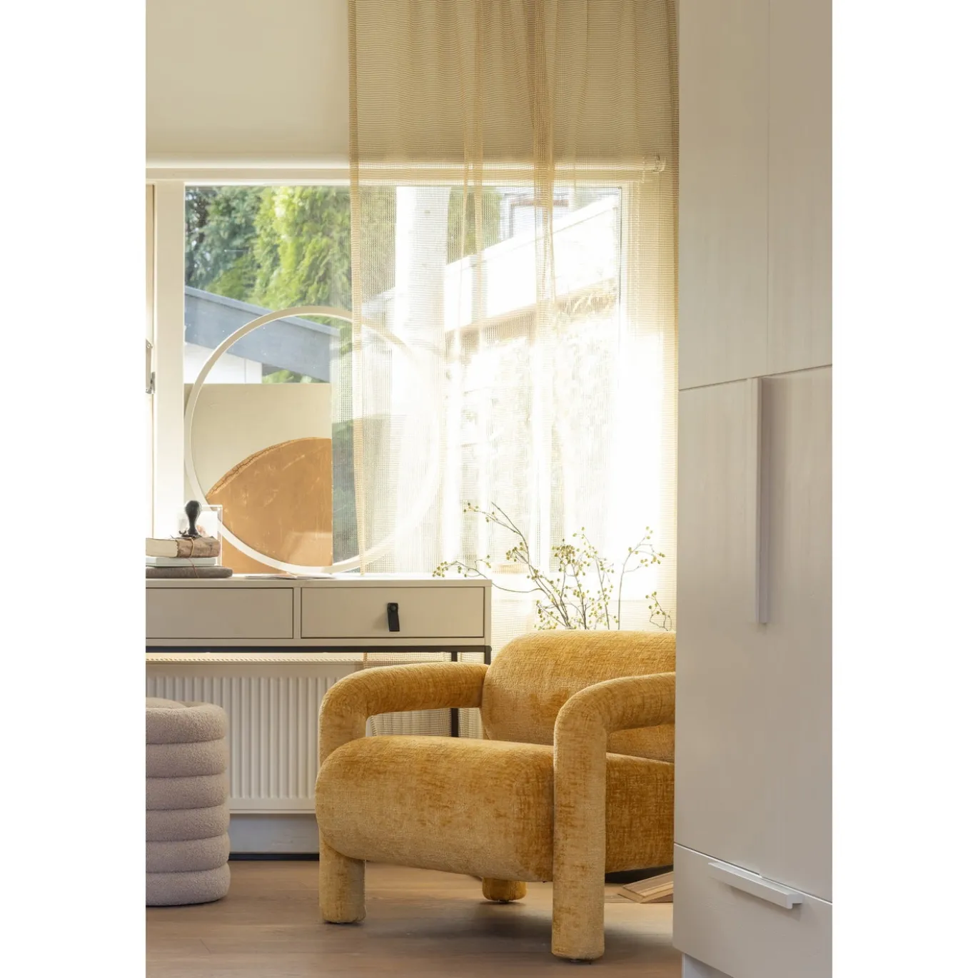 Woood 3-deurs Hang/legkast Pure - Splitdeur Grenen Dust