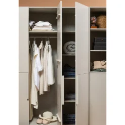 Woood 3-deurs Hang/legkast Pure - Splitdeur Grenen Dust