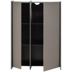 Woood 2-deurs Kast Brock Essenfineer Middenbruin
