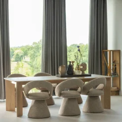 Woood 1-deurs Kast Kella Mangohout Naturel