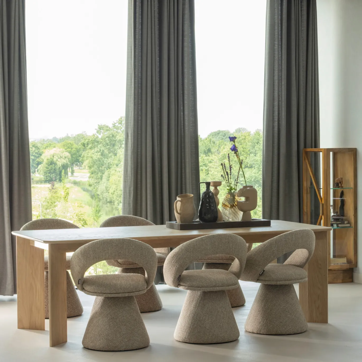 Woood 1-deurs Kast Kella Mangohout Naturel