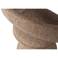 Woood Draaibare Eetkamerstoel Winter Naturel Melange