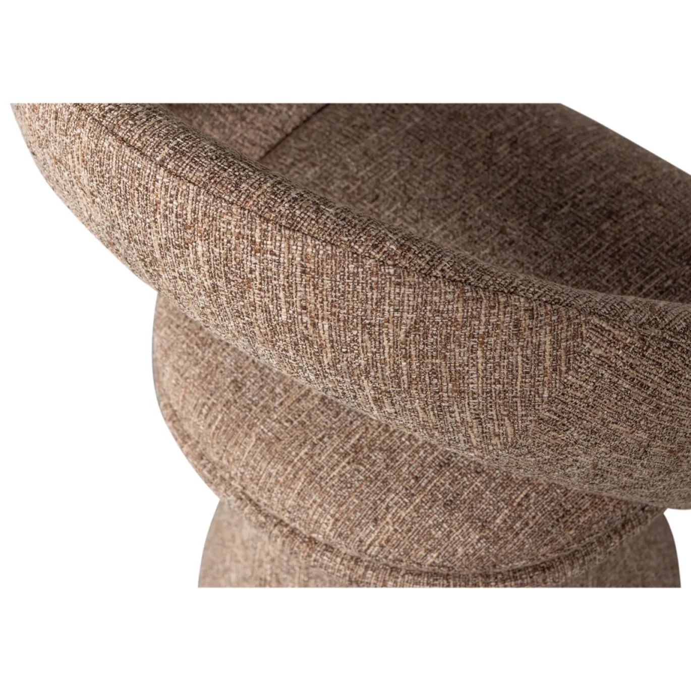Woood Draaibare Eetkamerstoel Winter Naturel Melange