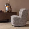 Woood Draaifauteuil Atty Grove Melange Beige