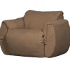 Woood Draaifauteuil Baggy Geweven Chenille Bruin