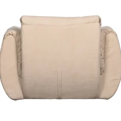 Woood Draaifauteuil Baggy Geweven Chenille Zand