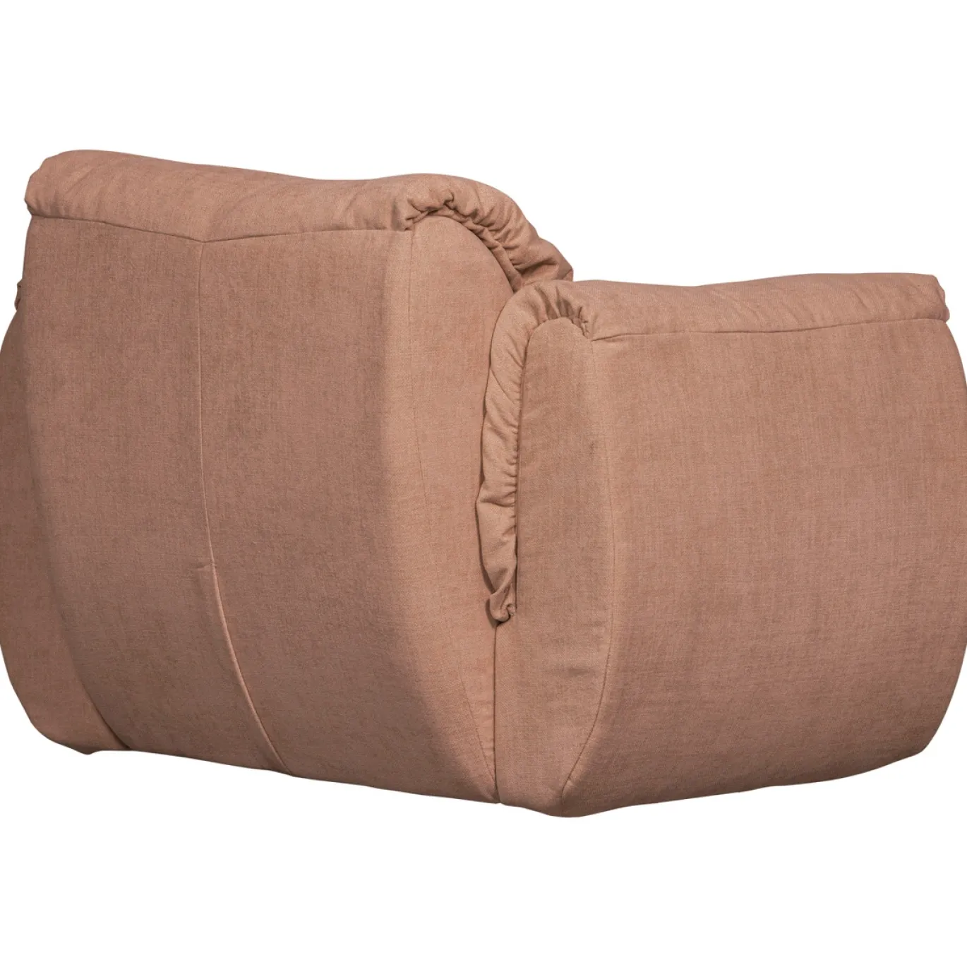 Woood Draaifauteuil Baggy Geweven Chenille Oudroze