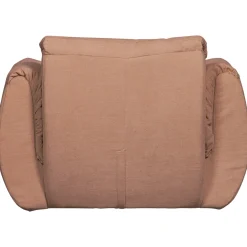 Woood Draaifauteuil Baggy Geweven Chenille Oudroze