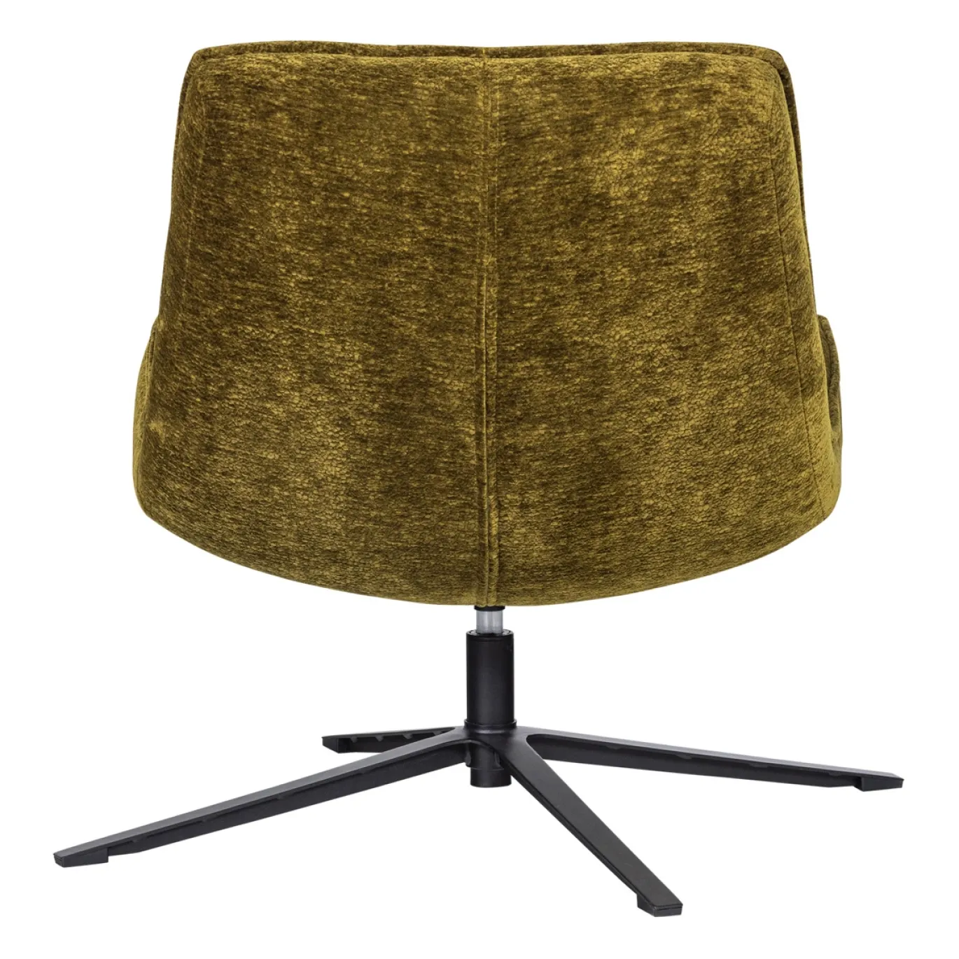 Woood Draaifauteuil Maudi Chenille Structuur Groen
