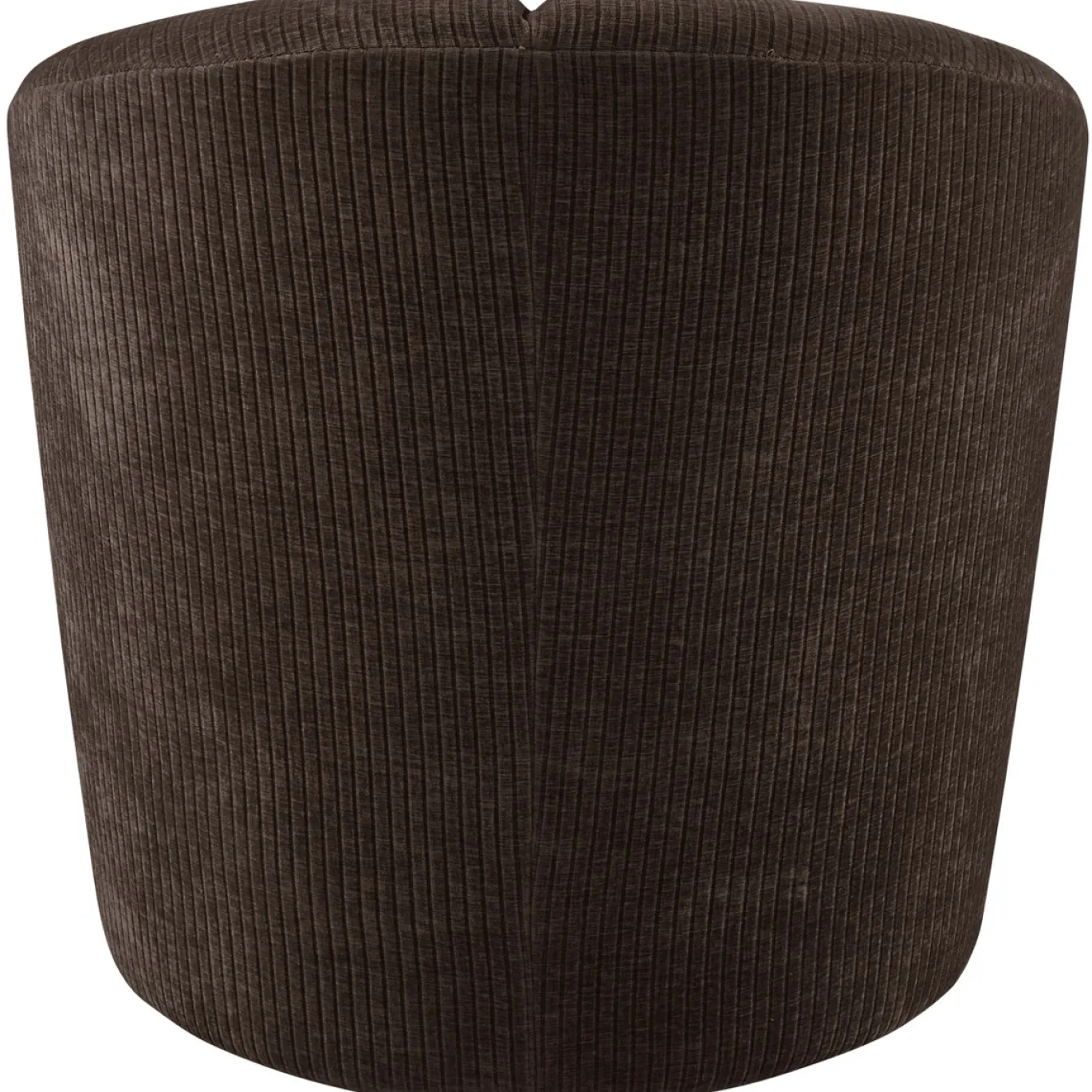 Woood Draaifauteuil Mojo Ribstof Bruin
