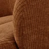 Woood Draaifauteuil Mojo Ribstof Roestbruin