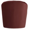 Woood Draaifauteuil Mojo Velvet Kastanjebruin