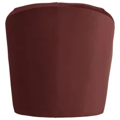Woood Draaifauteuil Mojo Velvet Kastanjebruin