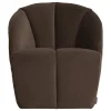 Woood Draaifauteuil Mojo Velvet Bruin