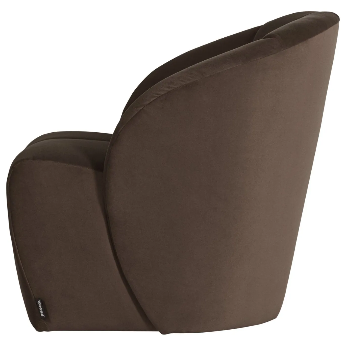 Woood Draaifauteuil Mojo Velvet Bruin