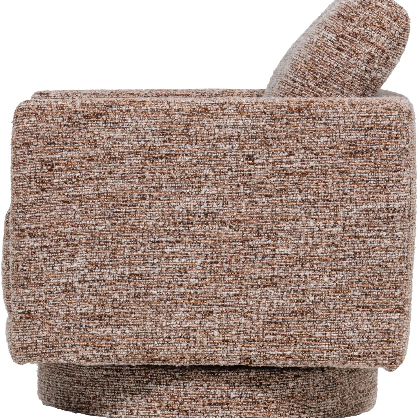 Woood Draaifauteuil Oska Bruin Melange