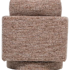 Woood Draaifauteuil Oska Bruin Melange