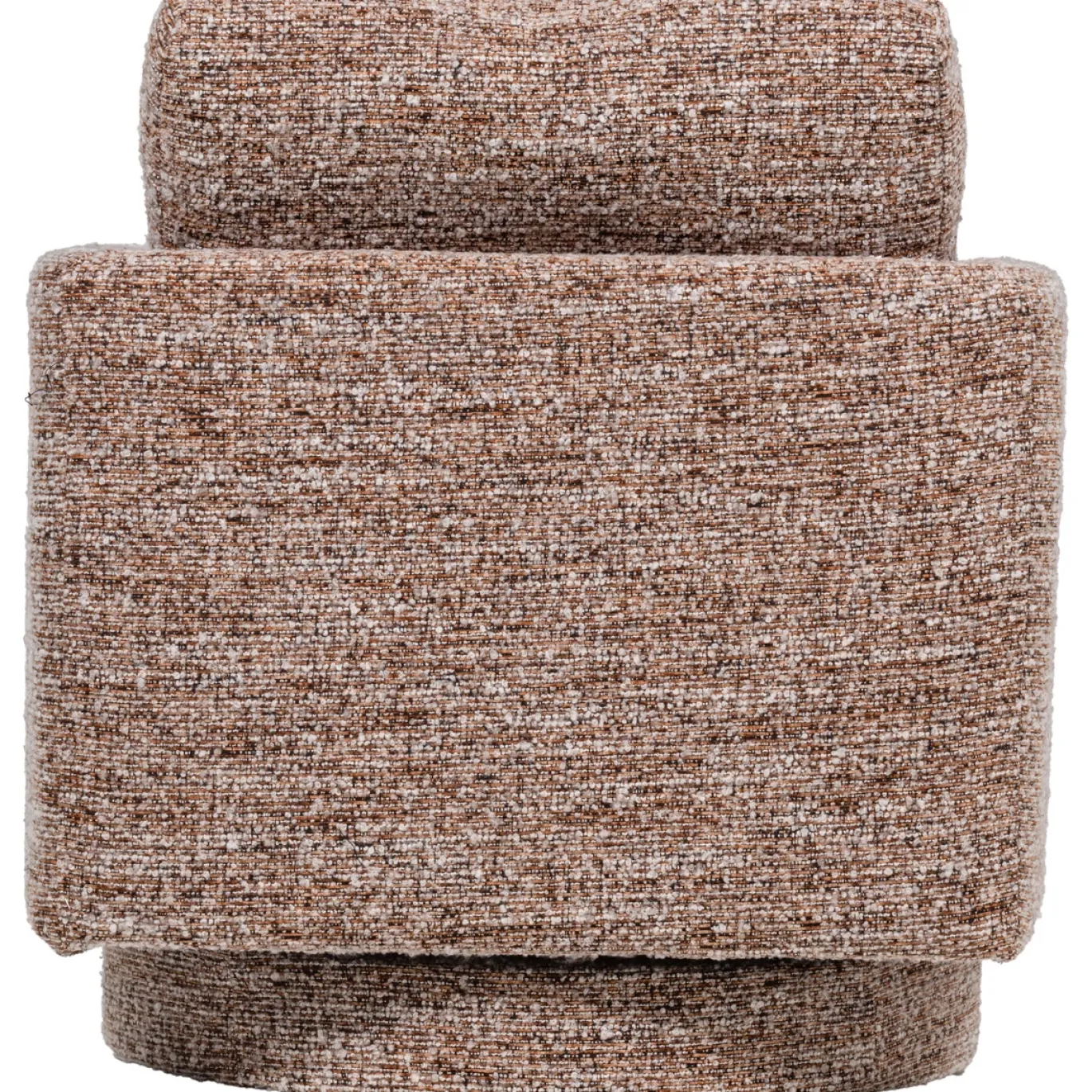 Woood Draaifauteuil Oska Bruin Melange