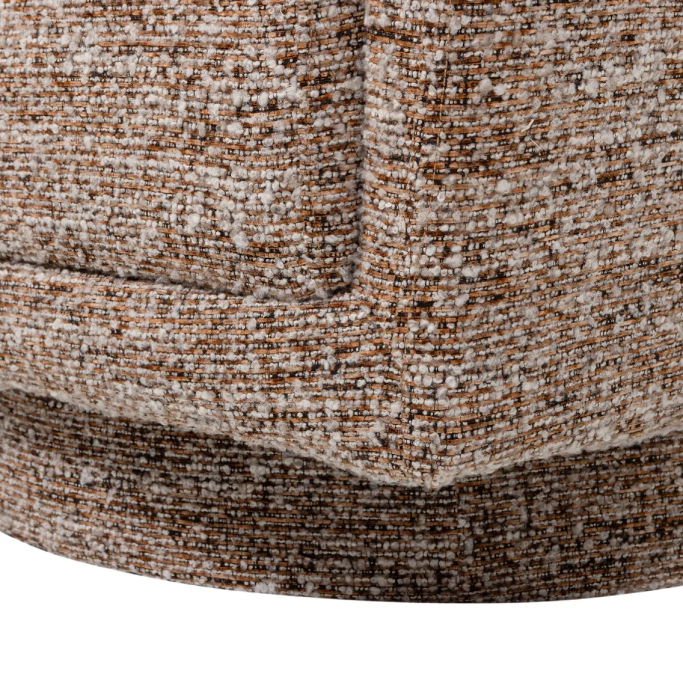 Woood Draaifauteuil Oska Bruin Melange