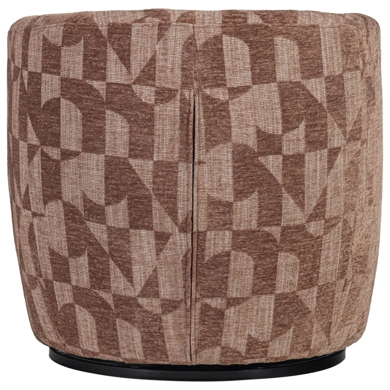 Woood Draaifauteuil Serra Grafisch Patroon Oudroze