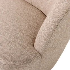 Woood Draaifauteuil Serra Naturel Melange