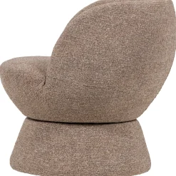 Woood Draaifauteuil Shuffle Bruin Melange