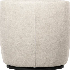 Woood Draaifauteuil Weston Geweven Stof Off White