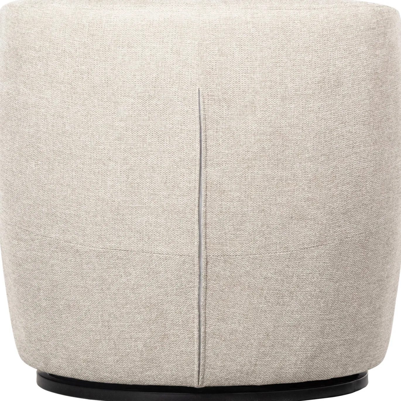 Woood Draaifauteuil Weston Geweven Stof Off White