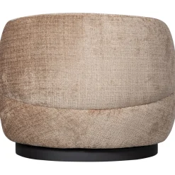 Woood Draaifauteuil Woolly Chenille Zand