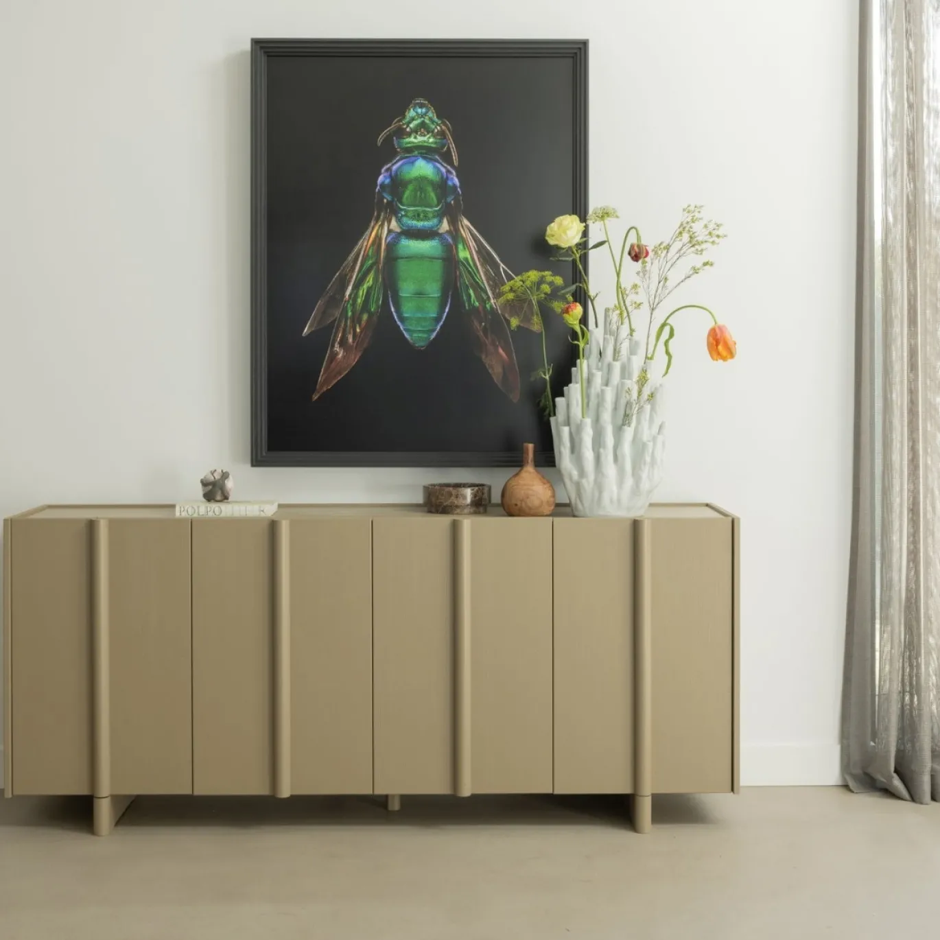 Woood Dressoir Basu Grenen Mud