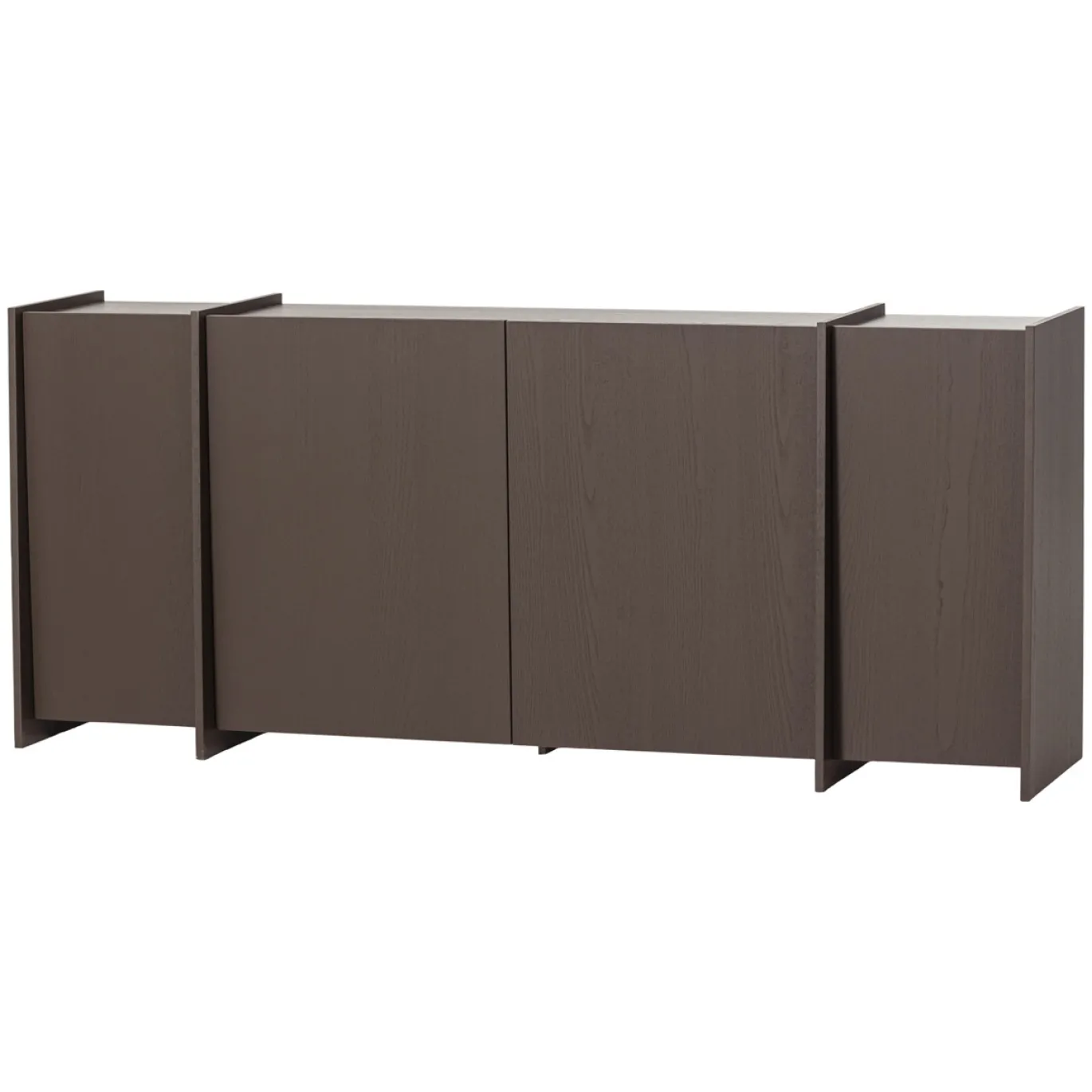 Woood Dressoir Brock 200cm Essenfineer Middenbruin