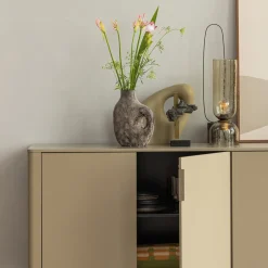 Woood Dressoir Gunnar 200cm Grenen Mud