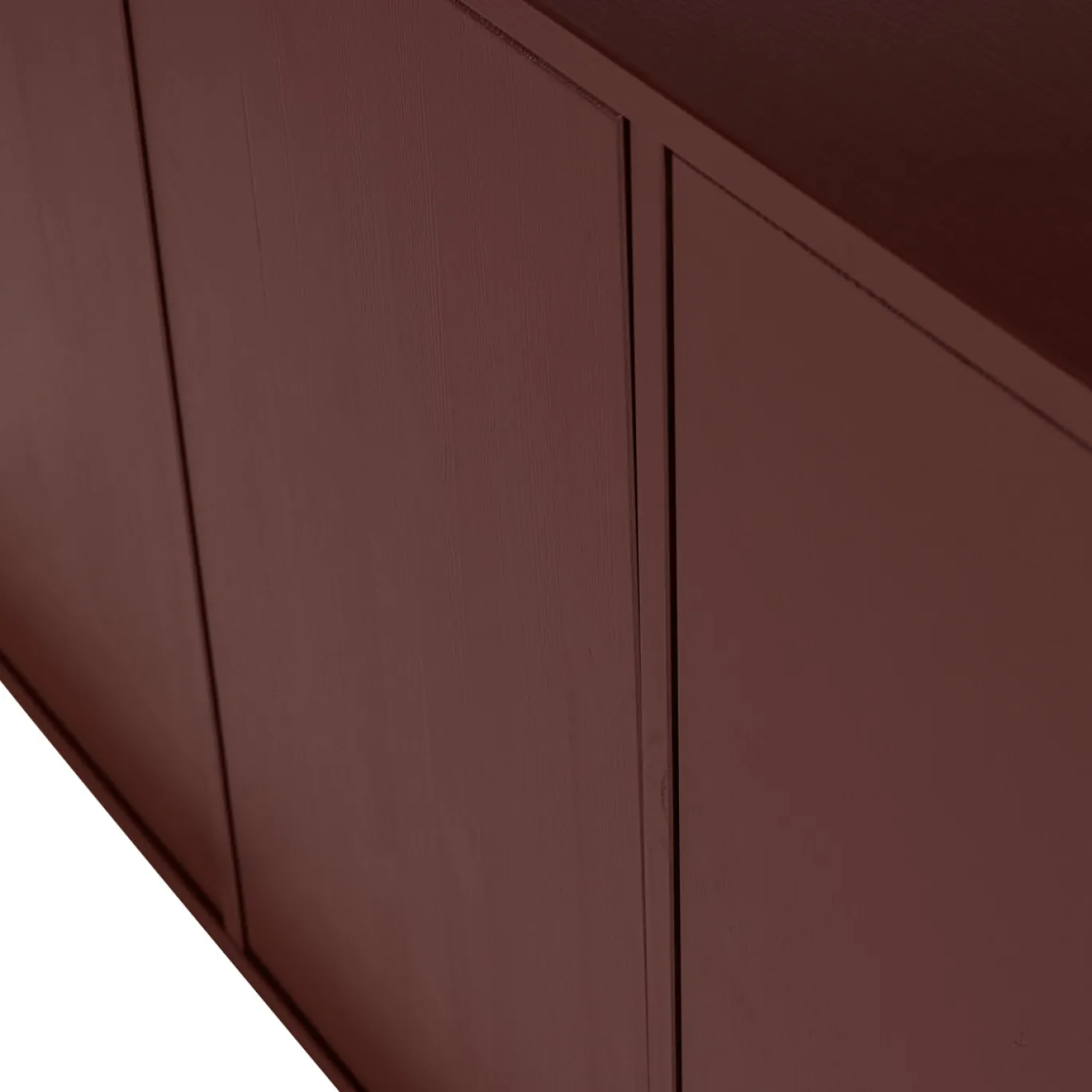 Woood Dressoir Merel Grenen Bordeauxrood