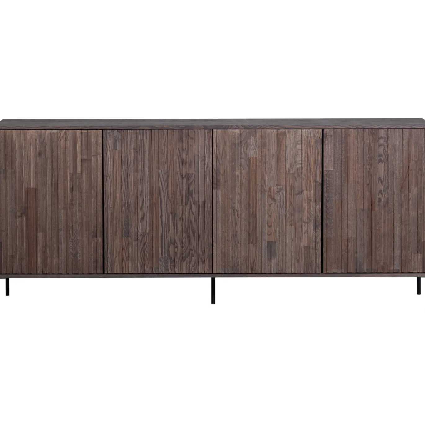 Woood Dressoir New Gravure 200cm Essen Fineer Espresso