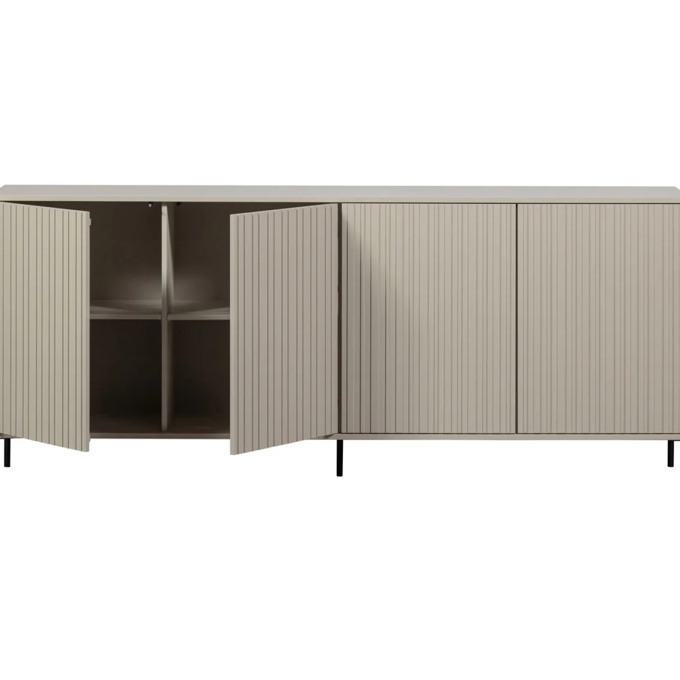 Woood Dressoir New Gravure 200cm Grenen Dust