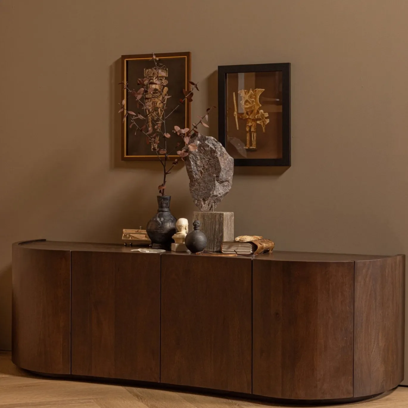Woood Dressoir Sense Walnoot 160cm